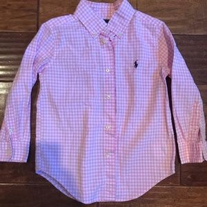 Ralph Lauren Pink Gingham Shirt